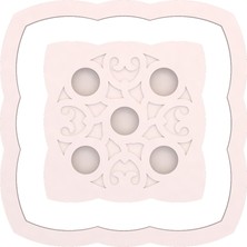 Motifpiyer Hazır Spotlu Tavan Paneli Dalga Serisi Modern LED Uyumlu-Tavan Göbeği/protect-Mono-Diş Çitalı