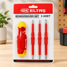 Str Store Elektrikli Tornavida Seti – Çift Taraflı Uçlu 3mm/5mm/6mm Ergonomik Sap