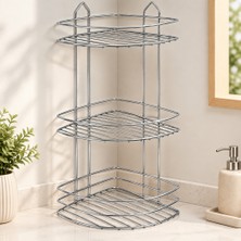 Str Store 3 Katlı Krom Banyo Köşeliği