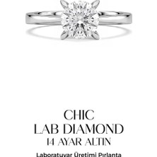 So CHIC 1.03 Karat IGI Sertifikalı Laboratuvar Üretimi Pırlanta Altın Tektaş Yüzük