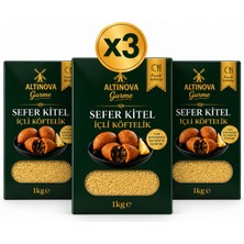 Altınova Gurme 3'lü Sefer Kitel Içli Köftelik 1 kg