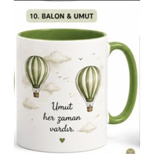 Yesil Iç ve Yeşil Kulplu Kupa Modelleri