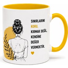 Renklerin Atölyesi Sarı Tasarim Kupalar