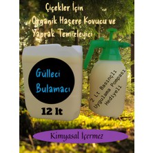 12 Lt Organik Yaprak Temizleyici Haşere Kovucu (Unlu Pamuk Biti Sinek ve Yaprak Biti, Kırmızı Örümcek, Mantar, Küf, Külleme)