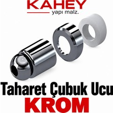 Kahey Klozet Taharet Çubuk Ucu Krom  Perlatör