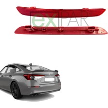 Expar Oto Honda Civic Arka Tampon Reflektörü Sağ Taraf 2021 - 2025 Civic Arka Kedi Gözü