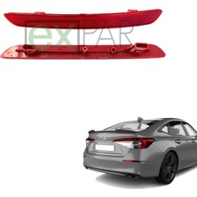 Expar Oto Honda Civic Arka Tampon Reflektörü Sol Taraf 2021 - 2025 Civic Arka Kedi Gözü