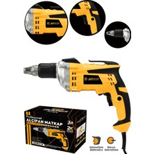 Jetvolt Profesyonel 90N.M Alçıpan Vidalama Tabancası 710W - Sarı