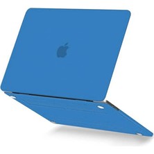 Meks Apple Macbook Pro 13 2020 Macbook Buzlu Kapak - Mavi