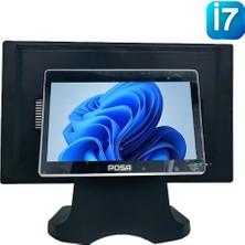 Posa I7 Çift Ekran Dokunmatik Pos Bilgisayar 18.5 Inç 8gb SSD