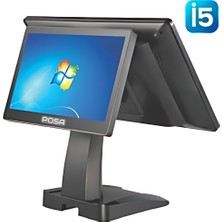 Posa Çift Ekran Dokunmatik Pos Bilgisayar I5 8gb 128SSD Wifi Hoparlör