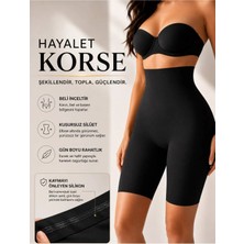 Hb Trend Hayalet Korse Etkili Lazer Kesim Paçalı Iz Yapmaz Hayalet Şort Korse Kaymaz Silikonlu