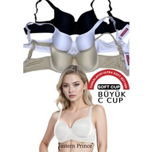 Le Jardin 9720 C Cup Ultra Soft Sütyen Toparlayıcı Balenli Desteksiz Basic 3 Set Renkli