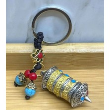 Meks Metal Tibet Şans Çarkı Anahtarlık ALK4462