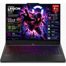 Lenovo Legion Pro 7 Amd Ryzen 9 9955HX3D 32GB 2tb SSD RTX5080 Windows 11 Pro 16" Taşınabilir Bilgisayar 83RU0031TR H1