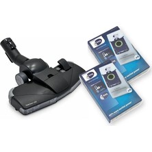 İcanpares Philips Uyumlu FC8370, FC8371, FC8379, XD3110, XD8122, XD8152 LED Işıklı Emici Başlık ve 8 Adet Toz Torbası Seti