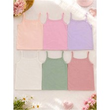 Hb Trend 6 Lı Renkli Desenli Soft Mat Renkli Sevimli Kız Çocuk Slip (Külot) Pamuklu Cilt Dostu