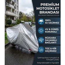Mix Giftz Suzuki Hayabusa 1340 Arka Çanta Uyumlu Motor Branda Örtü Miflonlu Premium 4 Mevsim Koruma