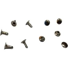 Hace Bazaar Rivet Perçin - 7mm, Nikel, 1000 Adet