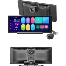Str Store Android ve Ios Uyumlu Ön Arka Çift Kameralı Araç Ekranı Dokunmatik Carplay