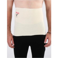 Hasyün Ekru Yün Süper Ince Bel Korse Unisex Ekru Günlük Yünlü