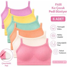 Hb Trend Kız Çocuk Külot Fitilli Canlı Renkler Pamuklu Cilt Dostu