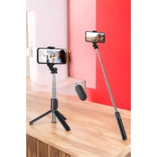 Str Store Kumandalı Tripod Telefon Tutucu Selfie Çubuğu 360 Derece Dönebilen