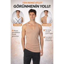 Hb Trend Lazer Kesim Erkek Ten Rengi Görünmez Atlet – Dikişsiz Kenar, Sıfır Iz, Beyaz Gömlek Altı Özel Seri