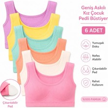 Hb Trend Kız Çocuk Külot Fitilli Canlı Renkler Pamuklu Cilt Dostu