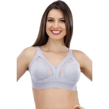 Liza Penye Kumaş , Altı Geniş Bantlı , Ayarlanabilir Askılı , Battal Boy Toparlayıcı Sütyen