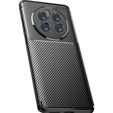 Str Store Realme 12 Pro Plus Kılıf Auto Focus Karbon Kapak - Siyah