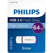 Str Store FM64FD70B/00 Snow Mor/beyaz 64 GB USB 2.0 Flash Bellek