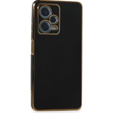 Str Store Xiaomi Redmi Note 12 Pro Plus Kılıf Volet Silikon - Siyah
