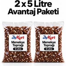 ByKurt Menekşe Toprağı İthal Torf Cocopeat Perlit Vermikülit Özel Karışım 10 Litre