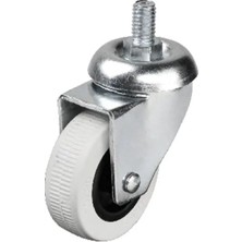 Hace Bazaar 332 - 50X20 mm Çift Bilyalı Vidalı Teker 4 Adet