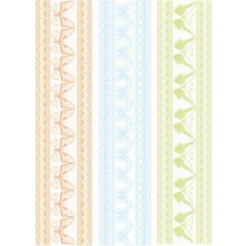 Str Store Dantel Kolay Transfer 23X34 cm Koyu Zemin 1783K
