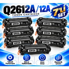 Bionet Teknik Canon 12A Q2612A – LBP2900/LBP2900B/LBP2900I/LBP3000 Uyumlu Muadil Toner 7'li Set