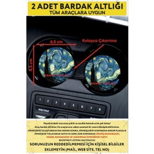 Hsc Bilişim Karbonsoft Araç Içi Aksesuar 2 Li Araba Kişiye Özel Bardak Altlıkları KARBONNM497