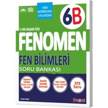 Fenomen Okul Yayınları 6. Sınıf Fen Bilimleri B Soru Bankası (Bağlam Temelli) (Mes Akademi Yapay Zeka Destekli Eğitim Seti)