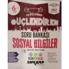 Ankara Yayıncılık 6. Sınıf Güçlendiren Sosyal Bilgiler Soru Bankası (Mes Akademi Yapay Zeka Destekli Eğitim Seti)