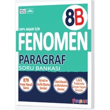 Fenomen Okul Yayınları 8. Sınıf Lgs Paragraf B Soru Bankası (Bağlam Temelli) (Mes Akademi Yapay Zeka Destekli Eğitim Seti)