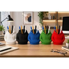 Belirtilmemiş Hoodie Tasarımlı Kalemlik | Kapüşonlu Masaüstü Kalem Organizeri