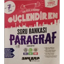 Ankara Yayıncılık 7. Sınıf Güçlendiren Paragraf Soru Bankası (Mes Akademi Yapay Zeka Destekli Eğitim Seti)