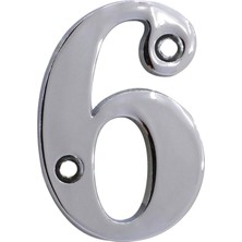Str Store Çelik Kapı Numarası 5 cm Parlak Krom 6 Numara
