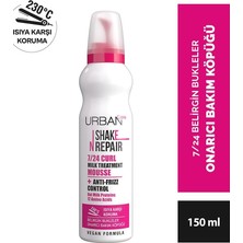 Str Store Shake N Repair 7/24 Kabaran ve Bukleli Saçlara Özel Saç Bakım Köpüğü, 150 Mililitre, Vegan