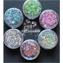 Toptan Budur Glitter 6'lı Far Seti