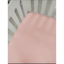 Toptan Budur 80X130 Lastikli Ranforce Bebek Çarşaf Takımı - Toz Pembe