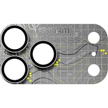iPhone 18 Pro Uyumlu Skinarma Sonar Serisi Ionix Kamera Lens Koruyucu Gümüş