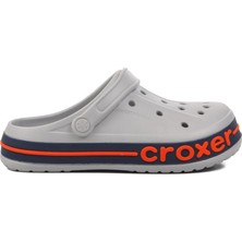 Croxer Gri Unisex Ortopedik Doktor Aşçı Hastane Plaj ve Günlük Ev Terliği