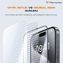 Str Store iPhone 16 Pro Max / 17 Pro Max Ekran Koruyucu Için Ultra Berrak, Anti-Statik, 9h Süper Güçlü Cam, 5d Tam Koruma, Toza & Çizilmelere Dayanıklı, Kılıf Dostu, Yok Hissi Verir - Kolay Takılır